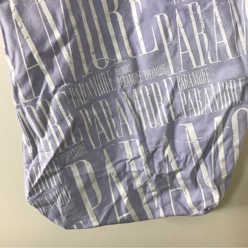 Paramore music band lavender periwinkle tote bag